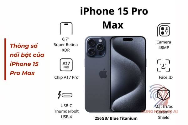 kích thước iphone 15 pro max