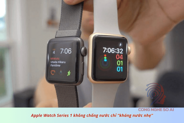 Apple watch có chống nước không
