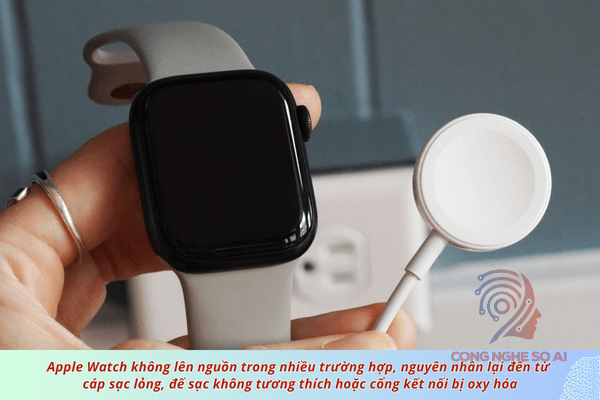 Apple watch không lên nguồn 