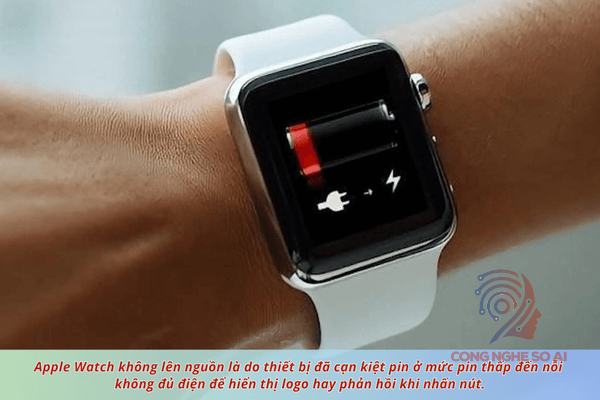 Apple watch không lên nguồn 