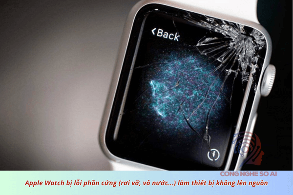 Apple watch không lên nguồn 