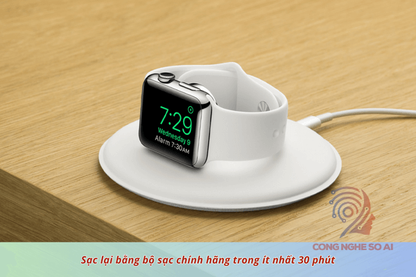 Apple watch không lên nguồn 