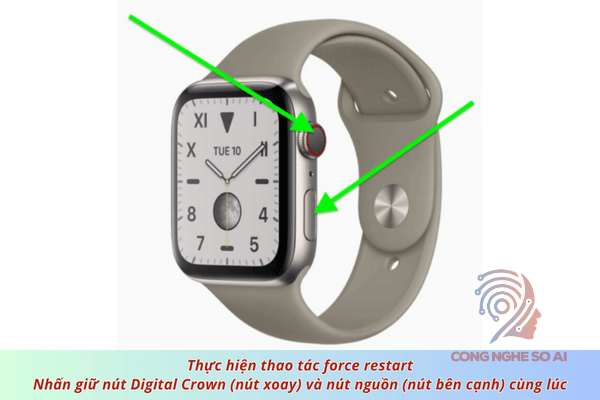 Apple watch không lên nguồn 