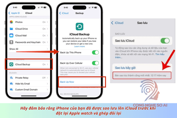 Cách đặt lại Apple Watch và ghép đôi lại
