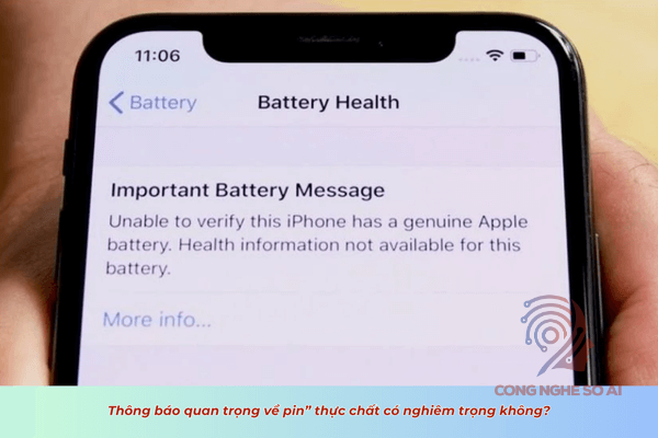 Cách kiểm tra PIN iphone đã thay chưa
