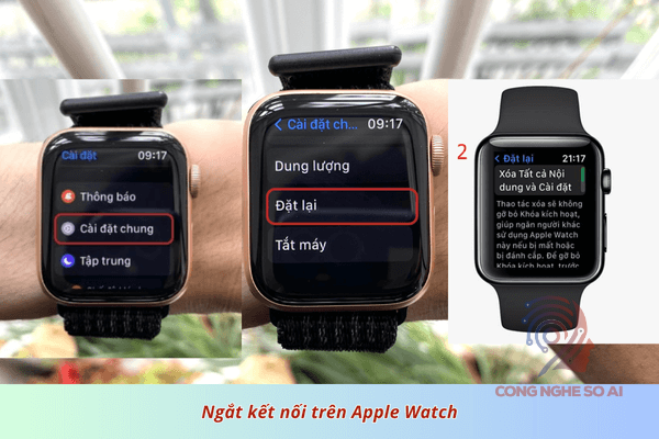 Hướng dẫn ngắt kết nối Apple Watch với iPhone chi tiết