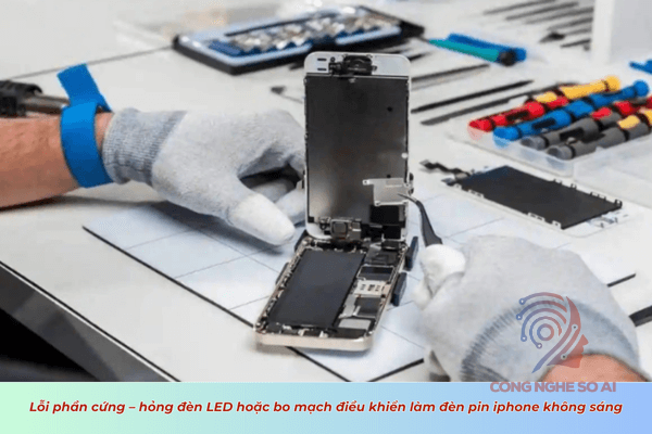 Tại sao không bật được đèn pin trên iPhone