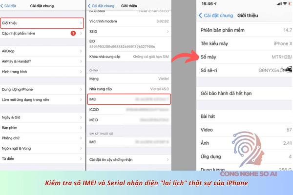 Cách check iPhone cũ