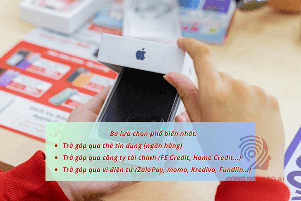 iPhone trả góp 0 đồng