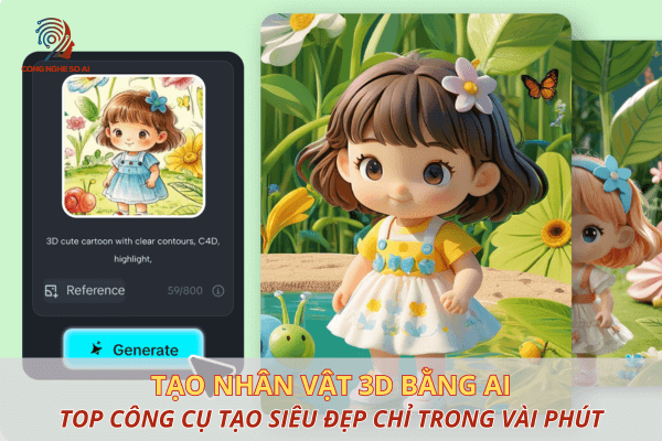 11+ Công cụ tạo nhân vật 3D bằng AI siêu đẹp chỉ trong vài phút!