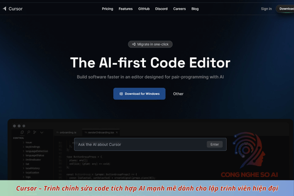 Cursor – Trình chỉnh sửa code tích hợp AI mạnh mẽ dành cho lập trình viên hiện đại