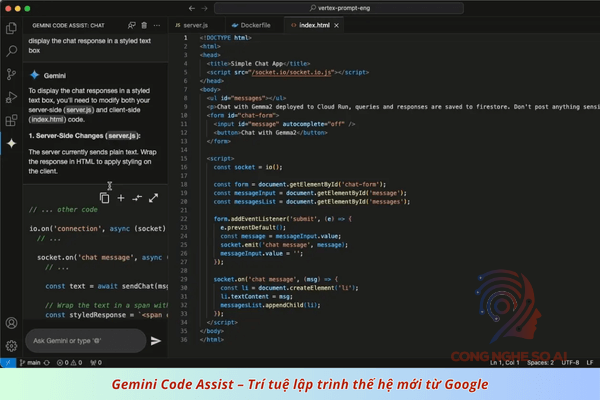 Gemini Code Assist – Trí tuệ lập trình thế hệ mới từ Google