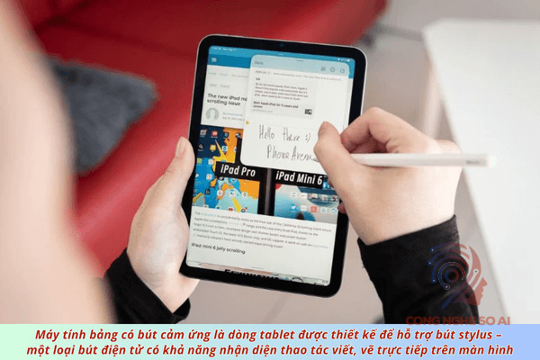 Máy tính bảng có bút cảm ứng giá rẻ
