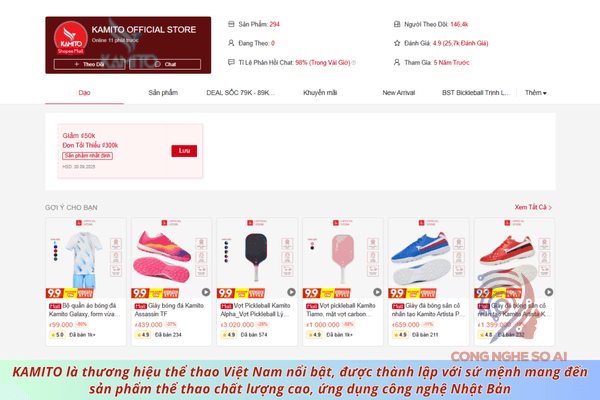 Shop bán giày đá bóng shopee